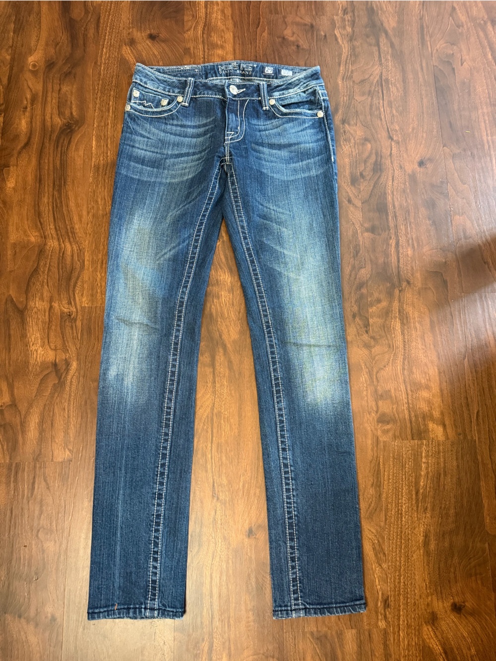 Miss Me Skinny Jeans Medium Blue Wash